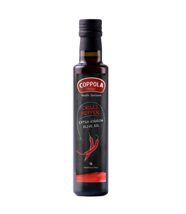 Coppola Natives Olivenöl extra mit Chilischoten (250ml)